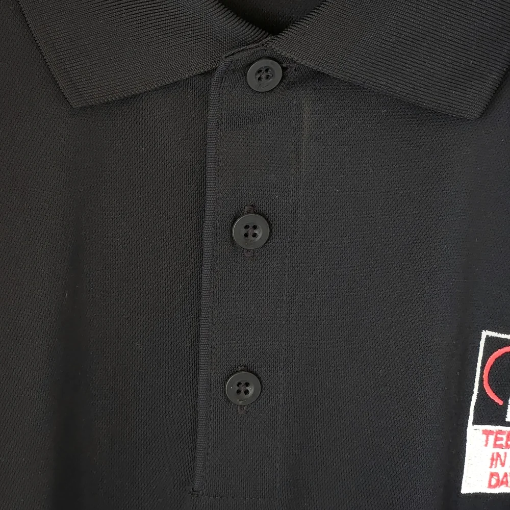 NIKE GOLF Golf Shirt Black White Swoosh Big & Tall XXL - Picture 3 of 12